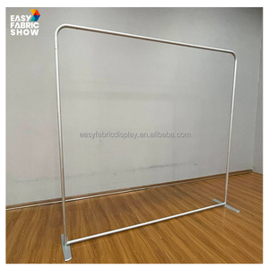 【新製品】8x8フィート ストレート ウェディング バックドロップ スタンド 販売用 | フォトブース アルミ合金構造 カスタム背景 パーティー用背景幕 - Product Image 2