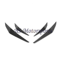 Canards de pare-chocs avant en fibre de carbone sèche style MP, ensemble de 4 pièces pour BMW G80 M3 G82 G83 M4 2021+, kit carrosserie sport aérodynamique