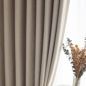 100% occultant Double face chevrons Style haute qualité lin tissu personnalisé maison Textile rideau tissu tissé Technique - Product Image 2