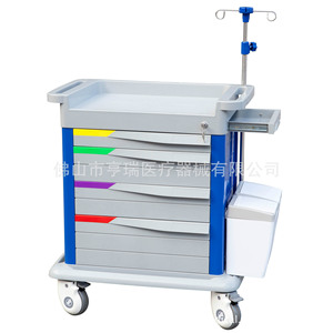 Carrito de anestesia Henry HR-353 ABS, carrito médico móvil para uso en quirófano - Product Image 4