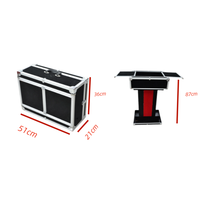 Base de table pliable en acier inoxydable pour accessoires de magie professionnelle avec sac de transport pour tours de scène COULEURS ASSORTIES