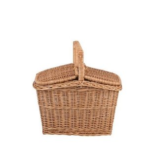 <b>Wicker</b> Picnic <b>Basket</b> <b>with</b> <b>handle</b> Vintage Willow Picnic <b>Basket</b> Set - Product Image 3