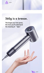 Nouvelle Arrivée Brosse Sèche-<span class=keywords><strong>Cheveux</strong></span> Ionique Lissante et Bouclante 3 Vitesses 1600W Usage Hôtelier avec Buse Concentrante Sèche-<span class=keywords><strong>Cheveux</strong></span> de Voyage - Product Image 3