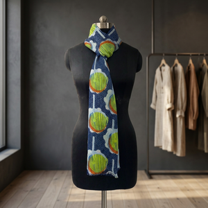 Nouvelles écharpes longues et légères en coton pour femmes avec motif de fruits, impression numérique, à porter tous les jours en toutes saisons - Product Image 2