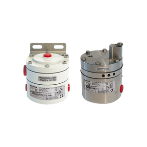 Amplificateur de volume Sitecna VB04000000SSFK0 en acier inoxydable avec diaphragme FKM, port d'échappement libre 1/4''NPT - Product Image 1