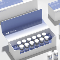 Boîtes personnalisées pour flacons injectables pharmaceutiques avec finition mate 1ml/3ml/10ml, impression couleur offset et traitement anti-décoloration