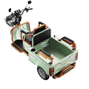 No-Petrol Electric Trike | <b>Passenger</b> & Cargo Dual Use Battery Vehicle for Kids School Pickup & Daily Use - Product Image 1