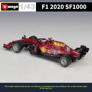 Modelo a Escala 1:43 de Metal Fundido a Presión de la F1 <span class=keywords><strong>2020</strong></span> para Auto a Control Remoto, Edición Conmemorativa del 1000º Gran Premio de Toscana, Charles Leclerc - Product Image 4