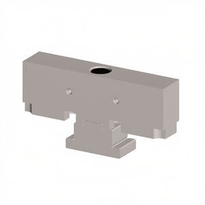 Mandril móvil intermedio para tornos modulares, componente metálico mecanizado de precisión de 30 mm de ancho - Product Image 2