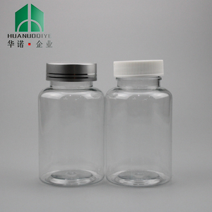 150cc 5oz Clear Color Oral Solid Capsule Pill Medicine Use PET Pharma Plastic Bottle wtih Sliver Screw Lid