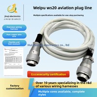 Cordon d'extension de signal Weipu WS20, de qualité industrielle, haute puissance, pour soudage et pliage, avec connecteur aviation