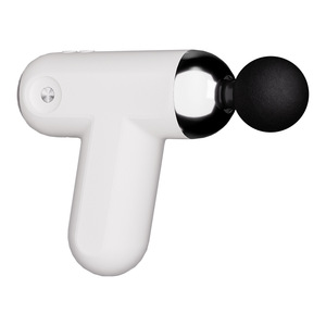 Mini Fascia Gun With <b>Heat</b> Therapy 12 Speed Levels Brushless Motor <b>USB</b> Rechargeable White Massage Gun For Muscle Relaxation - Product Image 1