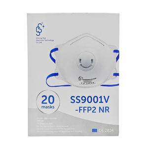 Obral Hote masker CE FFP2 masker Cup bentuk respirator sekali pakai debu Musk FFP2 dengan katup - Product Image 4