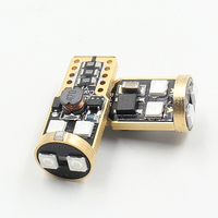 CAR-REFINE Car T10 Led W5W 168 194 Bombillas LED para automóviles Super Bright T10 6SMD 3030 Chip Auto Wedge Parking Lámpara LED Side T10 Bombilla