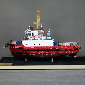 Tùy chỉnh thực hiện 60cm johorport Mô hình tàu ven biển <span class=keywords><strong>tugboat</strong></span> harbour hấp làm bằng tay bởi tác phẩm nghệ thuật Studio quà tặng cho vận chuyển hậu cần - Product Image 5