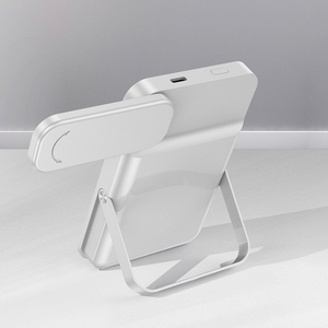 Nieuwe Innovatieve Product Magnetische 3 In 1 Draadloze Power Bank 10000Mah Ultra Dunne Power Bank Magnetisch Met Standaard - Product Image 6