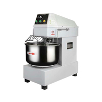 Commercial 25kg 10L - 80L boulangerie cuisson Machine automatique en acier inoxydable pain farine pétrissage Machine spirale pâte mélangeur
