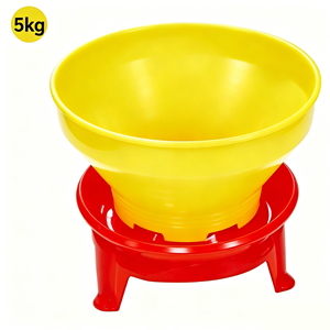 Comedero Automático para Aves de <span class=keywords><strong>Corral</strong></span>, Bandeja de Alimentación Automática de Plástico Turbo para Pollos, Patos, Gansos y Mascotas - Product Image 6