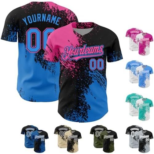 Pink and Black and Power Blue