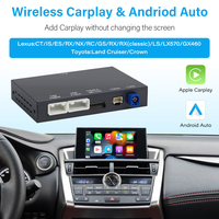 Carabc Carplay sans fil Android Auto pour Toyota Land Cruiser 2012-2019 Crown 2012-2018 Alphard Vellfire 2021-2023