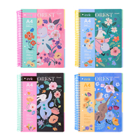 Cuaderno Espiral A4 Forest Symphony, 120 Hojas con Separadores, para Regalo Escolar