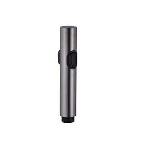 Pistolet de pulvérisation pour toilettes en acier inoxydable et ABS, installation par vis, nettoyage facile, design moderne, buse haute pression pour salle de bain - Product Image 1