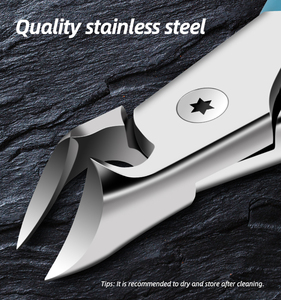 Stainless Steel Nail Clippers Precision Bevel <b>Edge</b> <b>Cutter</b> for Manicure Pedicure Thick Nail Trimming - Product Image 6