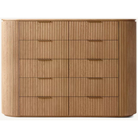 Table de toilette à 10 tiroirs en bois massif R