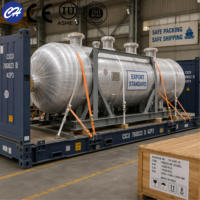 Réservoir de stockage de produits chimiques pour la logistique d'usine, le transit et le transport de produits chimiques dangereux, certifié CE, en acier inoxydable 304