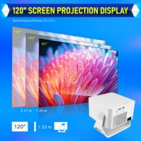 Projecteur intelligent Android OEM HY320Max Mini Full HD 1920*1080 400 ANSI pour cinéma maison, portable, extérieur et voyage, LED