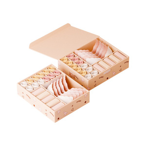 Clothing Organizer <b>Storage</b> <b>Box</b> With Lid Rectangle Non Woven Fabric 1-3L Standing Type For Underwear Pants Folding <b>Drawer</b> - Product Image 5
