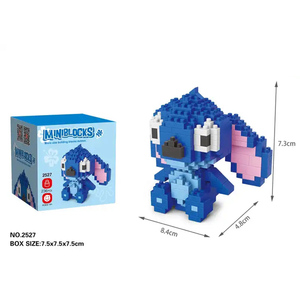 Bán buôn trẻ em phim hoạt hình khâu phim hoạt hình nhựa <span class=keywords><strong>mini</strong></span> khối xây dựng mô hình giáo dục Micro gạch đồ chơi trò chơi - Product Image 4