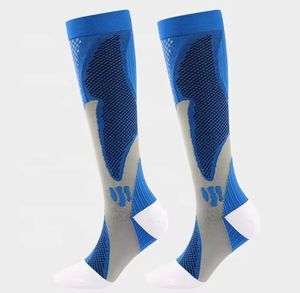 Femmes Hommes Football Compression Jambes Manches Vente en gros Half Cut Football Chaussettes Genou Haute Manches Protection Compression Chaussettes - Product Image 5