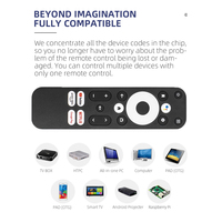 Amazon MECOOL KM2 KM2 PLUS ONN Google TV Set Top Box Télécommande Télécommande intelligente pour TV Remplacement de télécommande intelligente