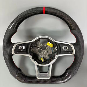 Volante de Fibra de Carbono Modificado para VW CC Golf 6 7 Sagitar Magotan Passat gti GTD GTS GTE GLI <span class=keywords><strong>Polo</strong></span> R-<span class=keywords><strong>Line</strong></span> Jetta - Product Image 2