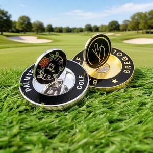 Meilleures ventes : Jeton de golf 40 mm en émail couleur avec carte de score intégrée, marqueur de balle type jeton de poker - Product Image 5