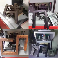 Coupeur d'angle hydraulique robuste Machine à encocher les coins de tuyau de tube à 90 degrés pour fer de 5mm et acier inoxydable