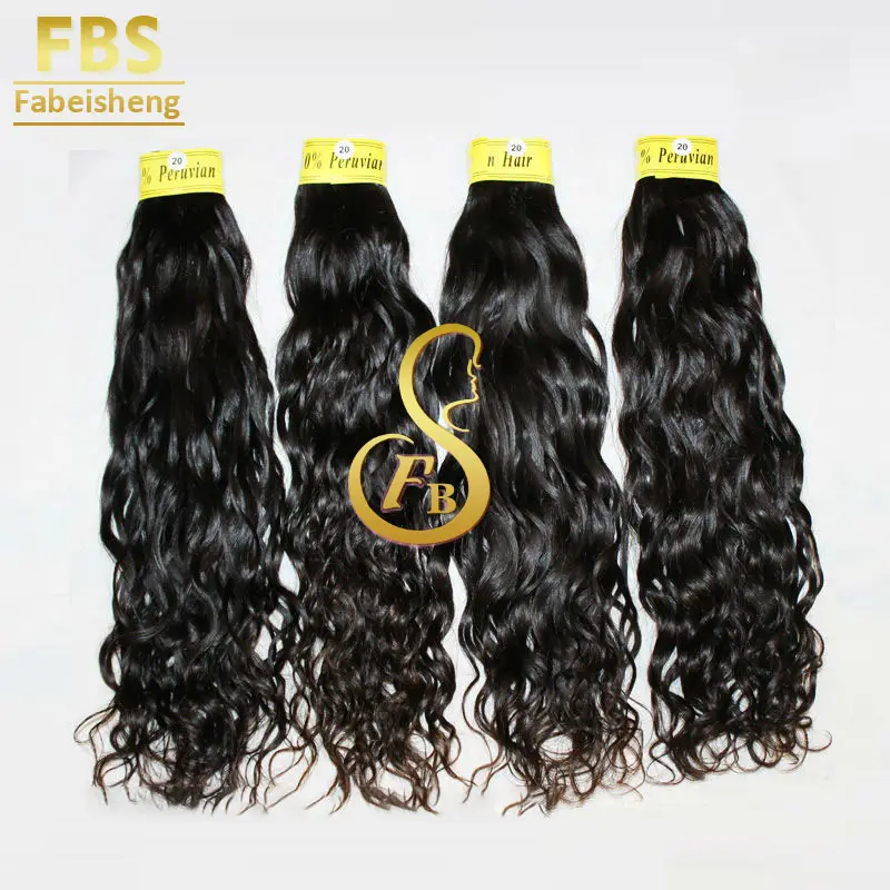 FBS High Quality Peruvian Remy Hair Italian Curly Water Wave Keratin Bond 100% Virgin Human Hair Extensions