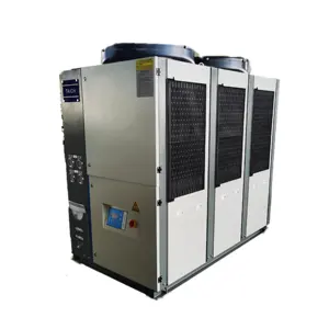 Enfriador de 70kW y 100kW, enfriador refrigerado por aire de agua de 20 toneladas, sistema enfriador de glicol para bebidas