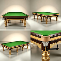 Table de billard snooker pleine grandeur, vente directe d'usine, usage commercial, club, maison, table de billard snooker en bois massif