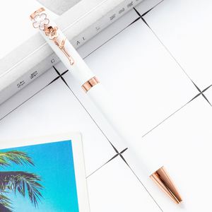 Bolígrafo Metálico Deportivo Personalizado con Logotipo, Impresión UV, Decoración de Diamantes y Flores de Lujo, Ideal para Regalos Publicitarios de Marca - Product Image 4