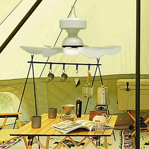 Ventilateur de plafond solaire avec télécommande, alimenté à l'énergie solaire, pour camping, maison et extérieur - FanES C - Product Image 5