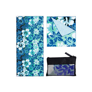 Serviette de plage gaufrée en microfibre personnalisée Baisly à séchage rapide, motif mandala, impression numérique, pour l'été, la gym, le sport, avec étui en EVA - Product Image 3