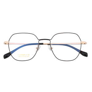 Großhandel <span class=keywords><strong>FLRY</strong></span> 925 Tiermuster Vollrand-Metallbrille im Punk-Stil für Herren mit Glaslinsen zum Lesen Schnelle Lieferung - Product Image 1