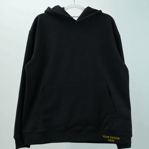 Sweat à capuche pour homme en molleton épais 100% coton, style streetwear, décontracté, coupe oversize, doublé, motif lettres au crochet, style vintage automne - Product Image 2