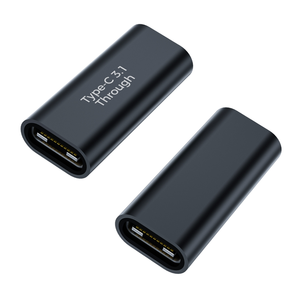 Convertidor adaptador USB 3,1 tipo C de aluminio al por mayor admite carga rápida de 100W, transmisión de datos de 10Gbps para dispositivos tipo C - Product Image 1