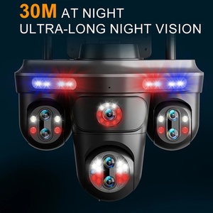 7Lens 4Screens Max Ultra HD 18K 35MP 3PTZ 30X Optical Zoom Outdoor Wifi IP <b>CCTV</b> Security Network <b>Wireless</b> Cameras Surveillance - Product Image 3