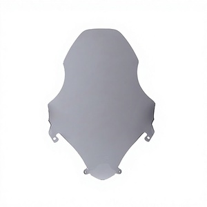 Pare-brise pour scooter Honda 490 mm x 710 mm, transparent, brun fumé, pièce de rechange avant pour PCX125 150 - Product Image 1