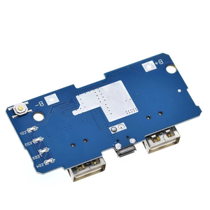 18650 5 В, 2 А, двойной выход USB, 1А, вход, блок питания, модуль зарядного устройства, 2А, шаговый усилитель, плата зарядки от модуля питания - Product Image 4