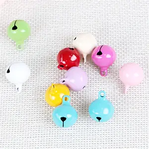 Wholesale Products metal Small colored jingle bells Painted Brass Round Pet Jingle Bells